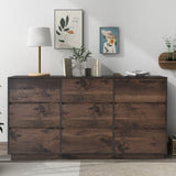 ZUN Mid-Century Modern 9 Drawers Dresser 15683060