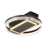 20inch Modern Leafless Ceiling Fan with Remote Control Removable and Washable, Reversible Motor W1962115178