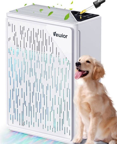 Air Purifiers for Home Large Room, VEWIOR H13 True HEPA Cleaner for Bedroom with PM2.5 Display 91069623