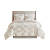 King/Cal King Back Print Long Fur Comforter Mini Set B03597111