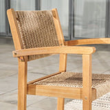 Mauricio Honey Wood Dining Chair - Set of 2 B093121209