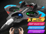 V32 RC Plane, Foam Remote Control Airplane with Light, 2 Batteries, 6-axis Gyro Stabilize Systems RC 61518420