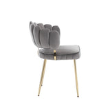 ZUN COOLMORE Accent Chair ,leisure single chair with Golden feet W1539111875