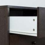 ZUN Solid Wood spray-painted drawer dresser bar,buffetware cabinet lockers buffet server console 69379452