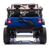 ZUN 24V Two-Seater Kids Ride On Truck Car W/Parents Control,200w*2,Seat width 20.28in,Four-wheel W1396P230268