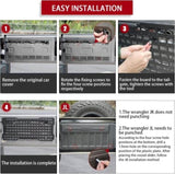 Tailgate Tactical Panel for Wrangler Tailgate Tool Kit Organizer Racks Compatible with Jeep Wrangler W2801P236409