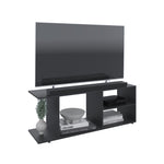 ZUN Goodwood Minimalistic Tv Stand for 65-Inch TV With 5 Open Shelves B200P235844