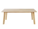 Retro Dining Table, Kitchen Room Table for 6, Minimalist Rectangular Dinette Table for Dining Room N752P294999D
