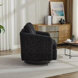 31.5"W Swivel Accent Chair and Comfy Round Accent Single Sofa Chair, 360 Degree Club Chair, Lounge W1852P204919