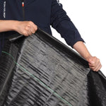 ZUN 3*100ft Black Weeding Cloth Polyethylene Foldable 01860986