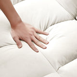 55.1-inch 3-in-1 convertible sofa bed, modern velvet double sofa Futon sofa bed with adjustable W2564P206921