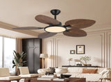 52inch Tropical Palm Leaf Ceiling Fan with Lights & Remote Control W2878P333281