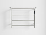 Heated Towel Rack with Top Shelf, 3-Bar Towel Wall Mounted Warmer for Bathroom with Intelligent 72517087