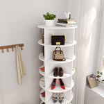 ZUN new 360 Rotating shoe cabinet 7 layers Holds Up to 28 Paris of Shoes W1320P156770