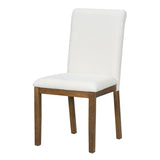 Farmhouse 76inch 6-Piece Extendable Dining Table Set Trestle Kitchen Table Set with 18inch Removable 31570954