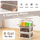 3-Pack Stackable Storage Bins 18.5'' x 14'' x 9.5'' 65778071