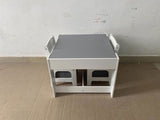 Kids Table and Chair Set, 3 in 1 Wooden Activity Table with Storage Drawer for Toddlers Drawing, W808P252778