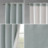 Printed Heathered Blackout Window Patio Panel B03599824