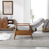 COOLMORE Wood Frame Armchair, Modern Accent Chair Lounge Chair for Living Room W1539P152195