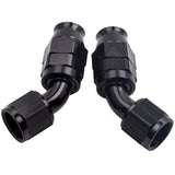 -10AN 20 Feet Stainless Steel PTFE Fuel Line AN10 Fitting Swivel Hose Kit Black 20717951