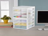 (2 pack) 3 Drawer Unit, Countertop Organizer, Clear Storage Solution for Desks, Countertops, and 39594271