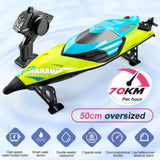 4DRC S2 4DRC Fast Boat For Pools And Lakes,Remote Control Boat With LED Lights,2.4GHz High Speed 55684054