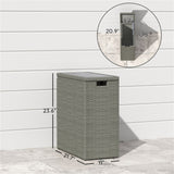 Wicker Outdoor Storage Box 03139364