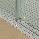56"-60"W x 76"H Frameless Door, Sliding Door, Premium 5/16" Thick Tempered Glass W2011P198051