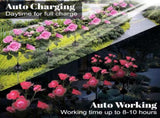 Solar Rose Lights Outdoor, 2 Pack with 14 Rose Flowers Waterproof Color Changing LED Flower Lights, 60176048