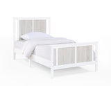 Connelly Twin Bed White/Rockport Gray 27511-WH