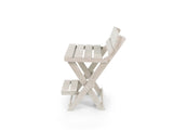 Harbor Point Fully Assembled All-Weather Recycled HDPE Outdoor Folding Bar Stool, Ivory B2745P409651