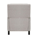 ZUN Push Back Reclining Chair Transitional Style Chenille Fabric Self-Reclining Motion Chair 1pc Cushion B011P168463