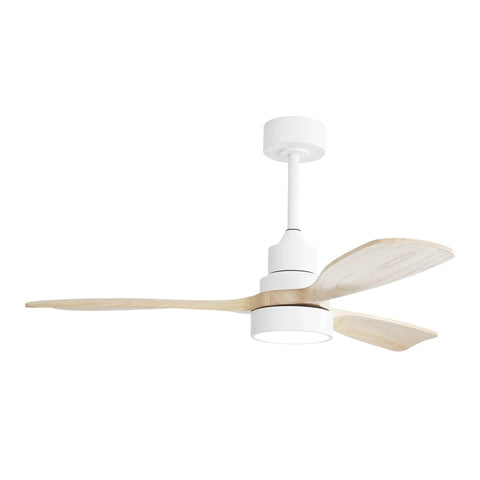 48 Inch Solid Wood Ceiling Fan with Dimmable Light 6 Speed Reversible DC Motor W934P147066