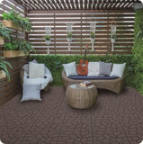 New Stone texture 12" Patio Deck Tiles, DIY Module Interlocking Decking Tiles Floor Tile,Easy and W3022P251867