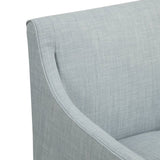 Skirted Dining Arm Chair with Casters B035P217811