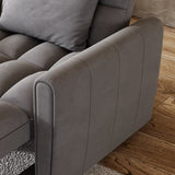 38.2-inch foldable large-size sofa bed, modern velvet single sofa, sofa bed with adjustable W2564P298434