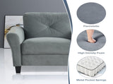 Couch Comfortable Sectional Couches and Sofas for Living Room Bedroom Office Small Space W2121P307542