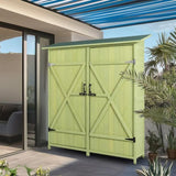 Fir Wood Shed Garden Storage Shed Green 68554949