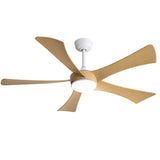 ZUN 52 Inch Modern Ceiling Fan with 22W LED Light and Remote Control 5 ABS Blades for Living Room W934P230464