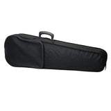 Durable Cloth Fluff Triangle Shape Case with Beige Lining for 4/4 Violin Black 66355833