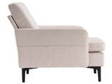 Lounge Chair, Comfy Single Sofa Accent Chair for Bedroom Living Room Guestroom, Beige 30199746