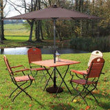 9 Feet LED Solar Umbrella 90299232