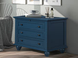3-Drawer Storage Wood Cabinet, End Table with Pull out Tray 66934362