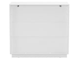 White P2 Particle Board and Density Board 724194cm Wavy Pattern Drawer Front Four-Level Five-Drawer 24090846