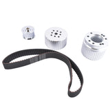 Belt Drive Pulley Kit Long Water Pump for Small Block Chevy 283 305 327 350 383 400 Engines Billet 18536536