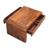 Artisan Furniture Solid Wood Darcy Chestnut Coffee Table, 2 drawer B182P280820