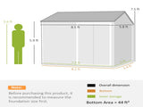 Outdoor Garden Storage Shed Tool House 27134534