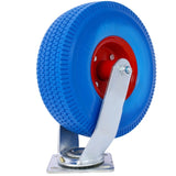 4PCS 10IN CASTER FLAT FREE WHELL, X-Large Flat Free Casters , Swivel Plate, W465130454