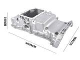 Engine Oil Pan Fits for Mercedes-Benz C300 W205 C205 A205 2016-2017 L4 2.0L 2740100413 61851233