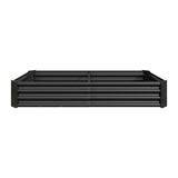 ZUN Raised Garden Bed Outdoor, 6×3×1ft , Metal Raised Rectangle Planter Beds for Plants, Vegetables, and 48218815